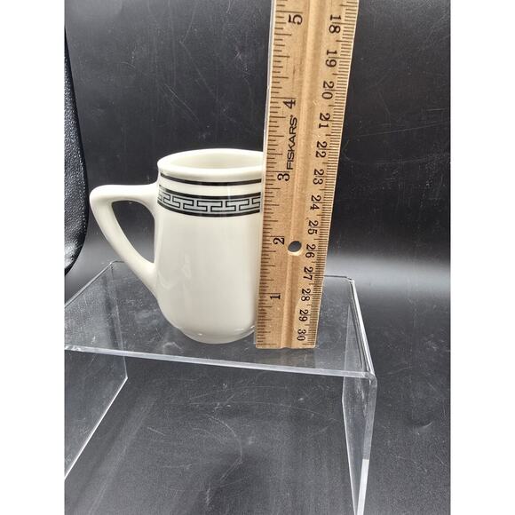 Vintage Restaurant Ware Rego Creamer Greek Key Design - Picture 2 of 4